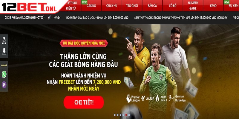 12BET là gì? Bí mật đằng sau sân chơi cược trực tuyến 18 Truy cập vào 12BET với link uy tín